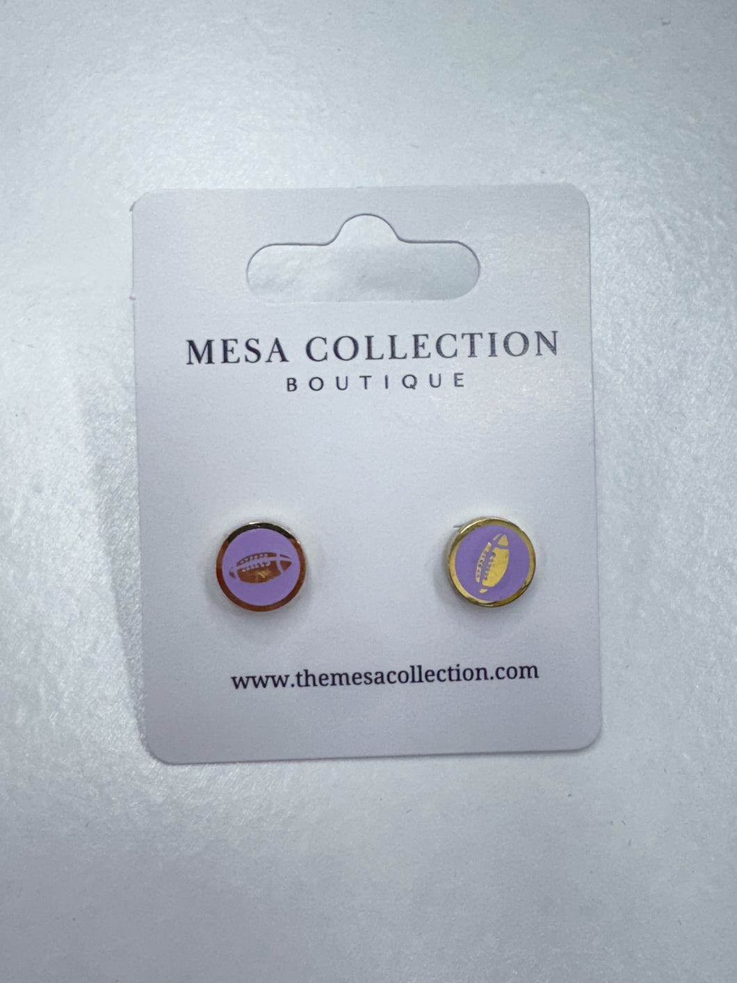 Lavender Football Studs