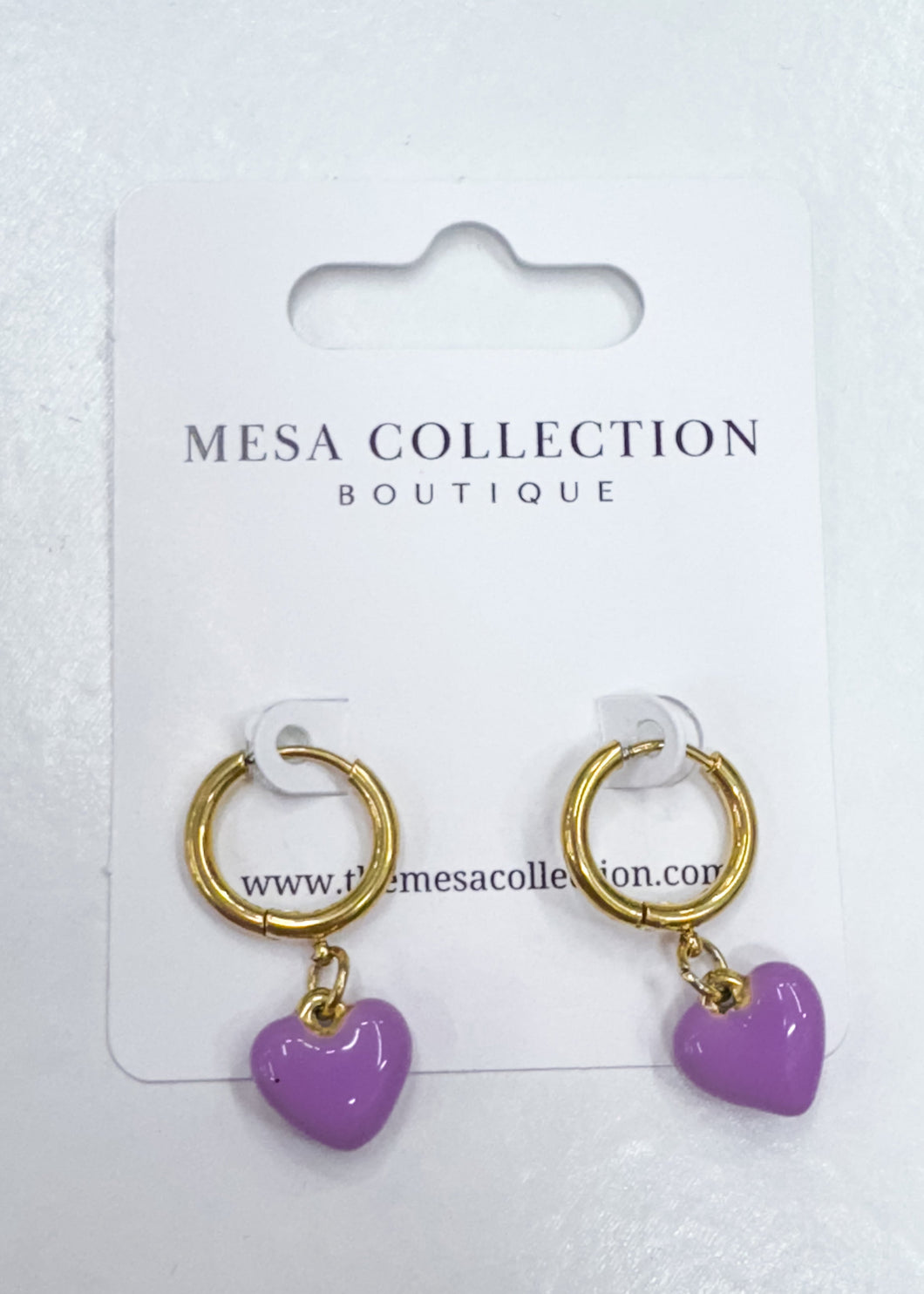 Heart Shape Huggie Earring