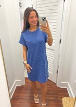 Load image into Gallery viewer, Royal Blue Ribbed Dress
