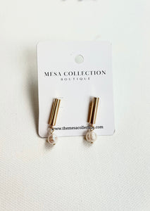 Pearl Bar Earrings