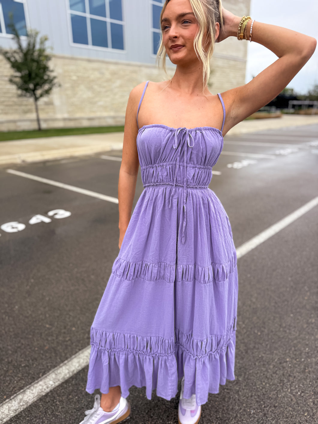 Flowy Woven Maxi Dress