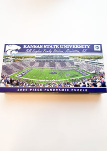 Kansas State Wildcats NCAA 1000pc Panoramic Jigsaw Puzzle