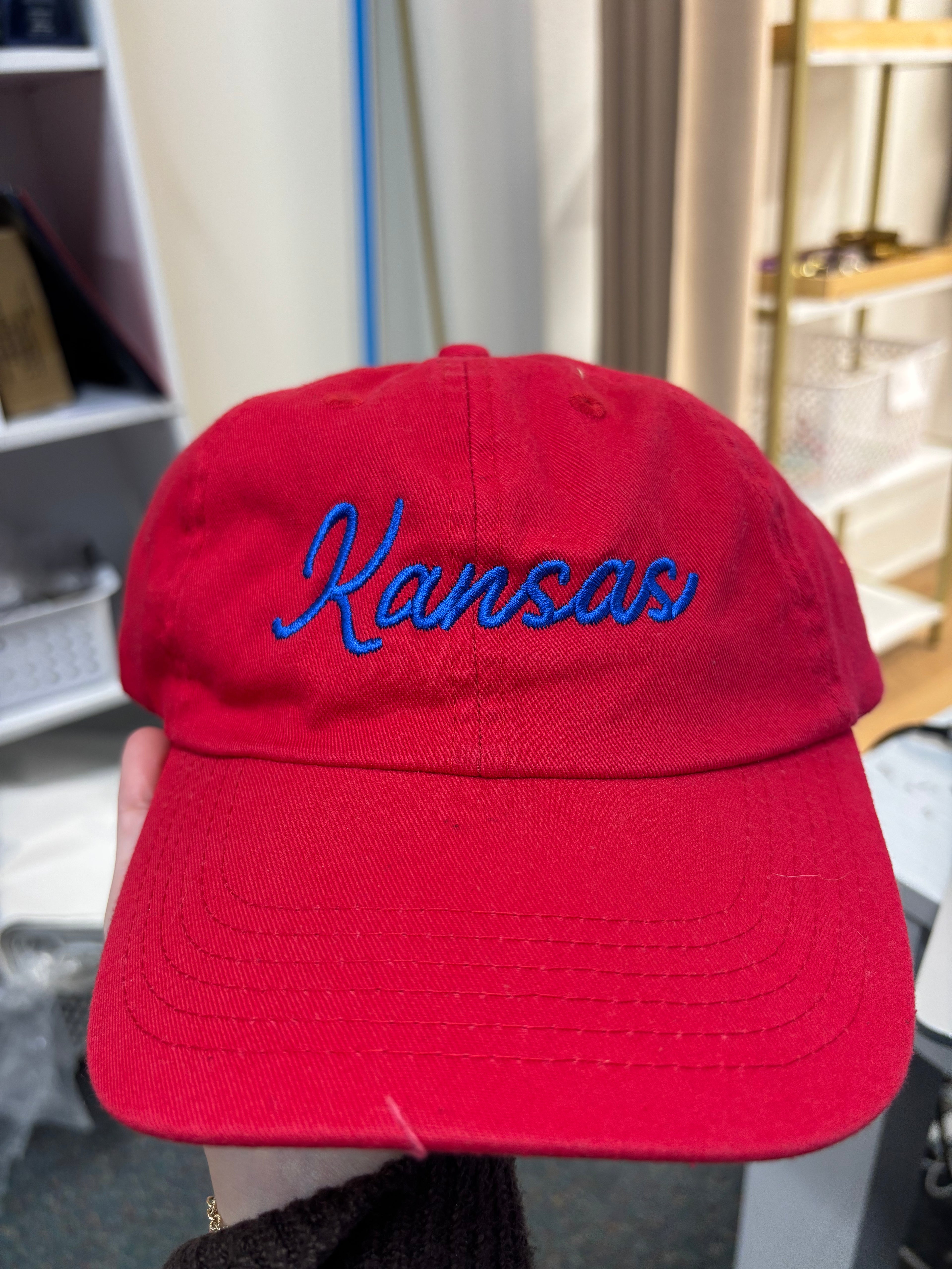 Red Kansas Ballcap