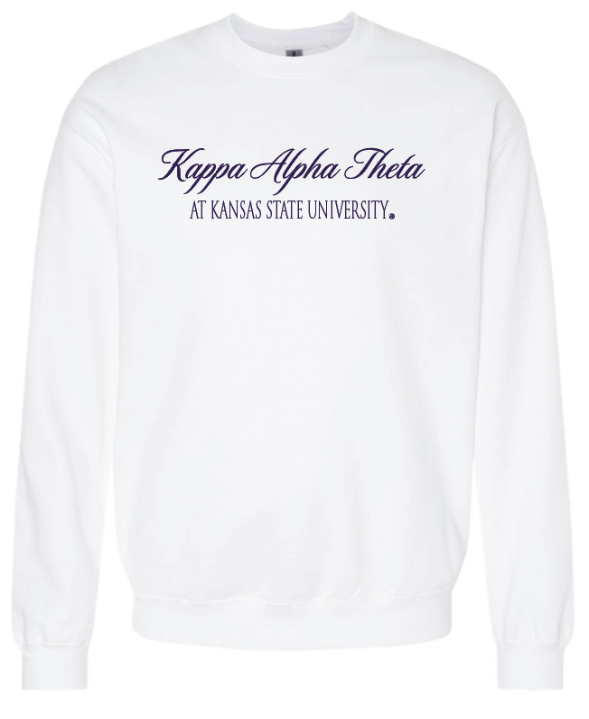G-5: K-State White Sorority Crew - Customizable