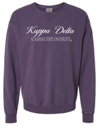 G-6: K-State Purple Sorority Crew - Customizable