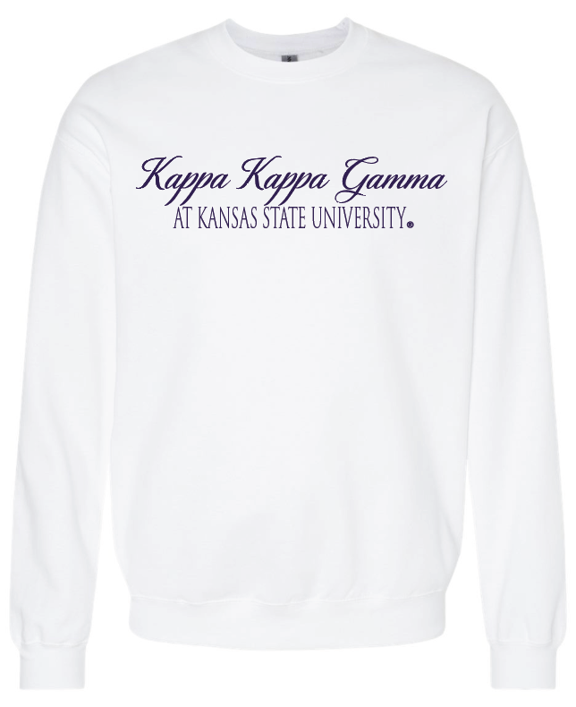 G-5: K-State White Sorority Crew - Customizable