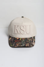 Load image into Gallery viewer, KSU Camo Trucker Hat
