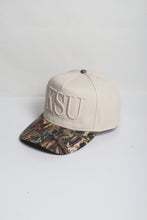Load image into Gallery viewer, KSU Camo Trucker Hat
