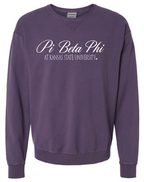 G-6: K-State Purple Sorority Crew - Customizable