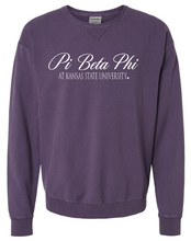 Load image into Gallery viewer, G-6: K-State Purple Sorority Crew - Customizable
