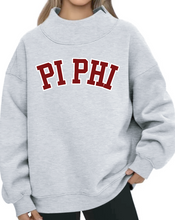 Load image into Gallery viewer, G-10: Block Mock Neck Greek Sweatshirt - Customizable

