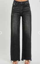 Load image into Gallery viewer, High-Rise Wide Leg Jeans Black

