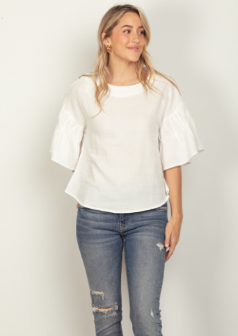 Gauze Oversized top