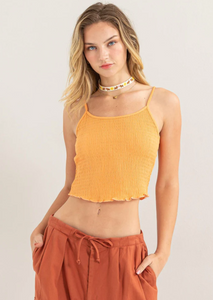 Orange Cami Tank Top