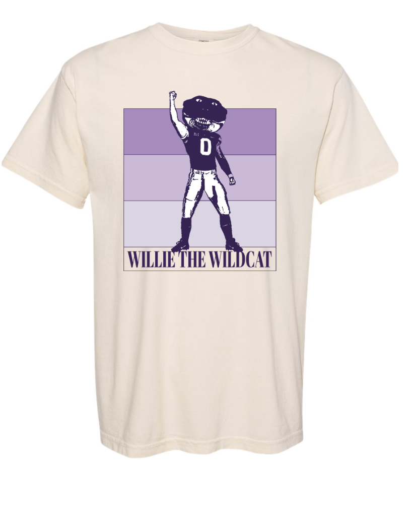 K-16: Willie The Wildcat K-State Tee and Crewneck
