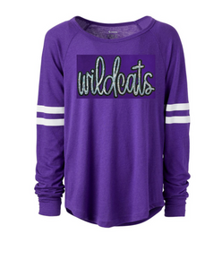 Wildcat Sequin Jersey Long Sleeve