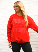 Load image into Gallery viewer, Chiefs Kingdom Red Sweatshirt
