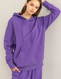 Oversized drop shoulder hoodie hotsell