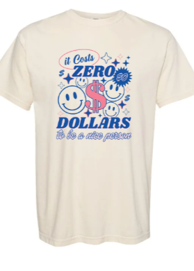 It Costs Zero Dollars