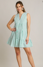 Load image into Gallery viewer, Striped Cotton Pocket Dress
