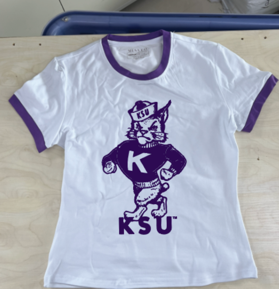 Kansas State Vintage Ringer Tee