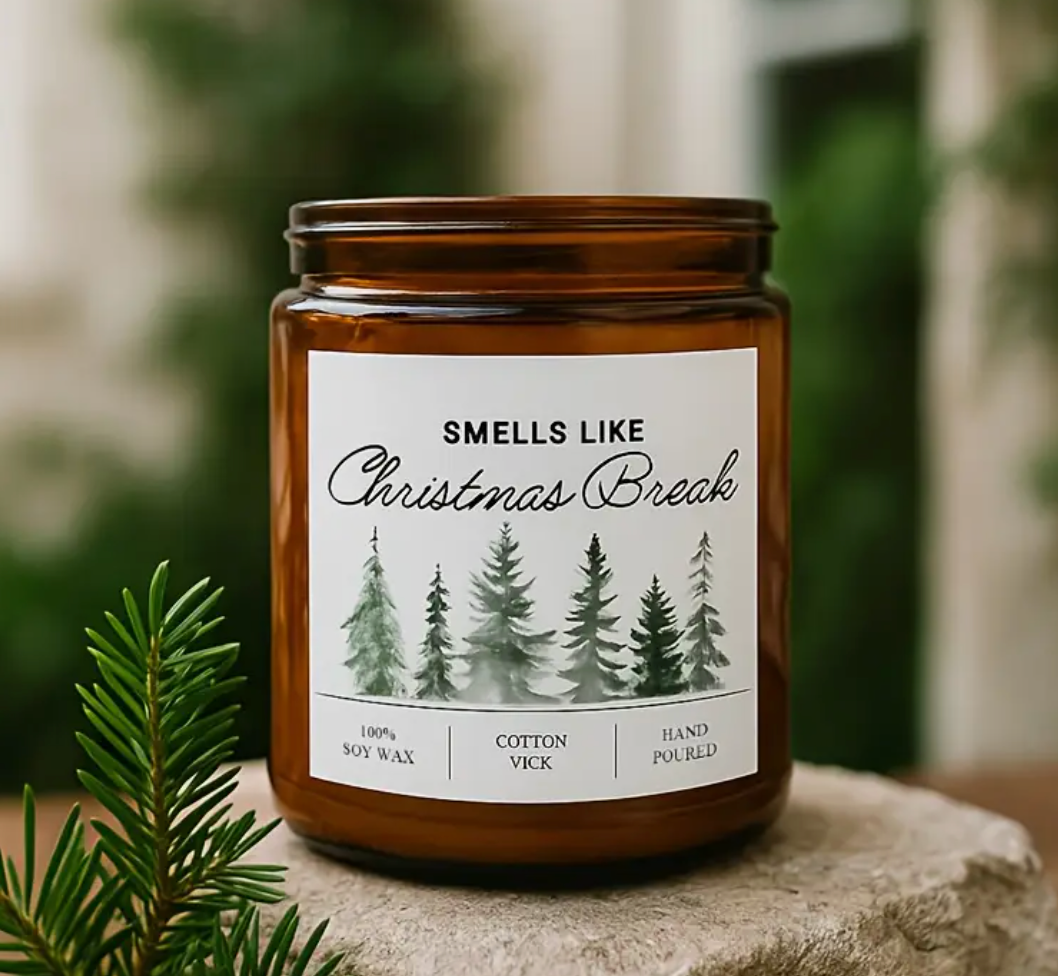 Christmas Break Candle