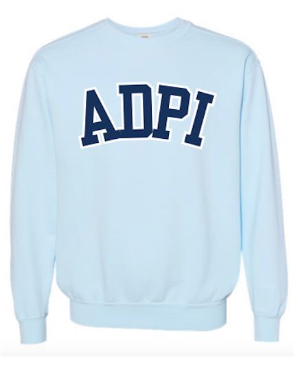 G-12: Color Block Greek Colorful Crew - Customizable