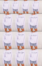 Load image into Gallery viewer, G-5: K-State White Sorority Crew - Customizable
