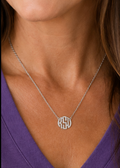 KSU Monogram Necklace - Silver