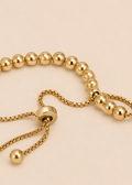 Powercat Beaded Bracelet - Gold