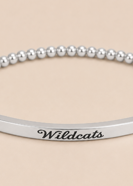 Wildcat Bar Bracelet - Silver