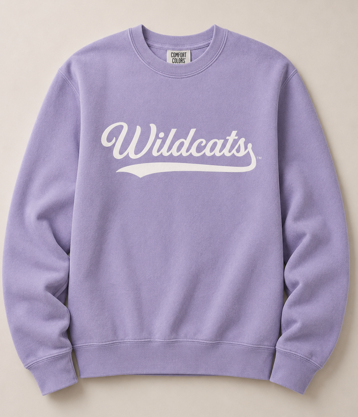 Vintage Wildcats Lavender Crew