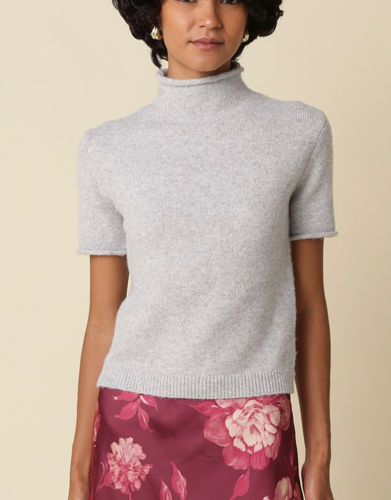Alani Mock Neck Knit Top