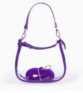 Medium Clear Purse Purple