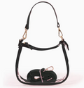 Medium Clear Purse Black