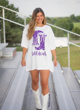 Load image into Gallery viewer, Retro Wildcats Boots T-Shirt Dress
