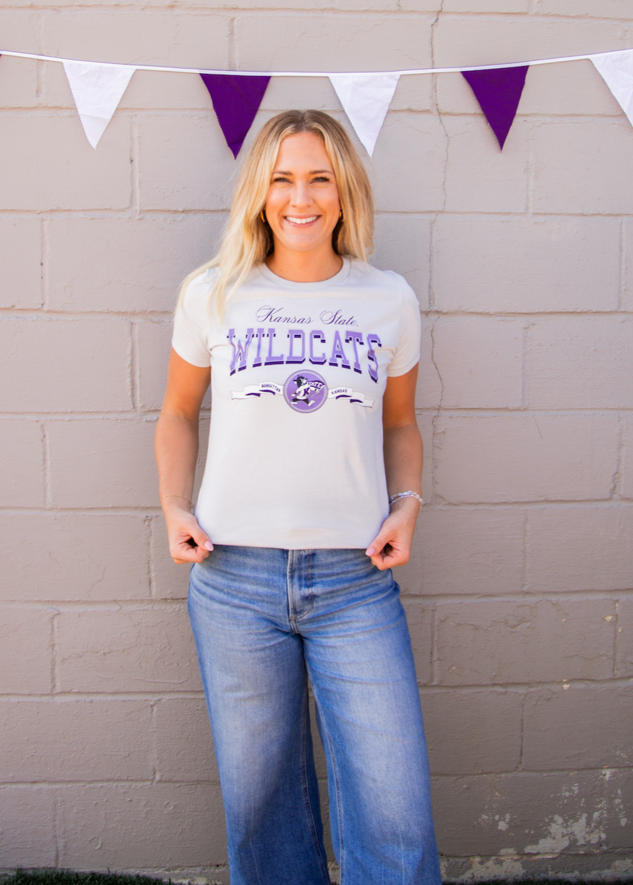 K-22: Kansas State Wildcats Vintage Graphic Tee