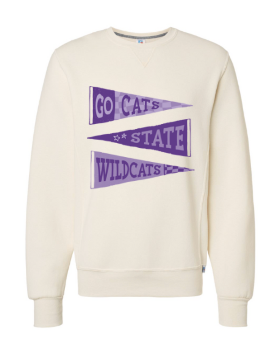 K-14: K-State Go Cats Flag Tee and Crew