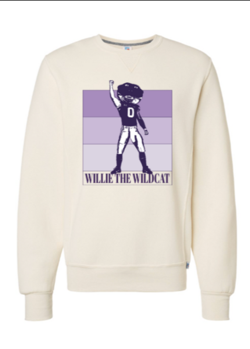 K-16: Willie The Wildcat K-State Tee and Crewneck