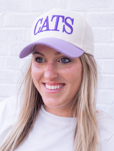 Load image into Gallery viewer, CATS Lavender Trucker Hat
