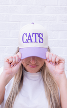 Load image into Gallery viewer, CATS Lavender Trucker Hat
