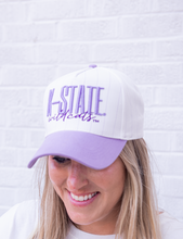 Load image into Gallery viewer, White Stripe K-State Wildcats Hat
