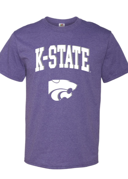K-13: Heather Purple K-State T-Shirt