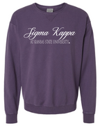 G-6: K-State Purple Sorority Crew - Customizable