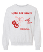 G-2: Greek With Love Sweatshirt - Customizable