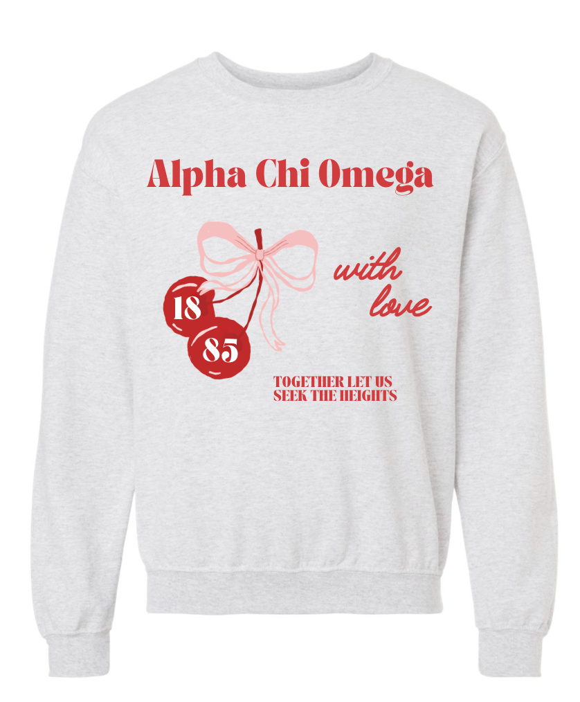G-2: Greek With Love Sweatshirt - Customizable
