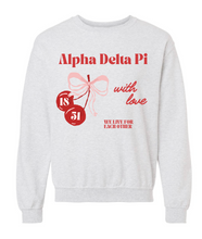 Load image into Gallery viewer, G-2: Greek With Love Sweatshirt - Customizable
