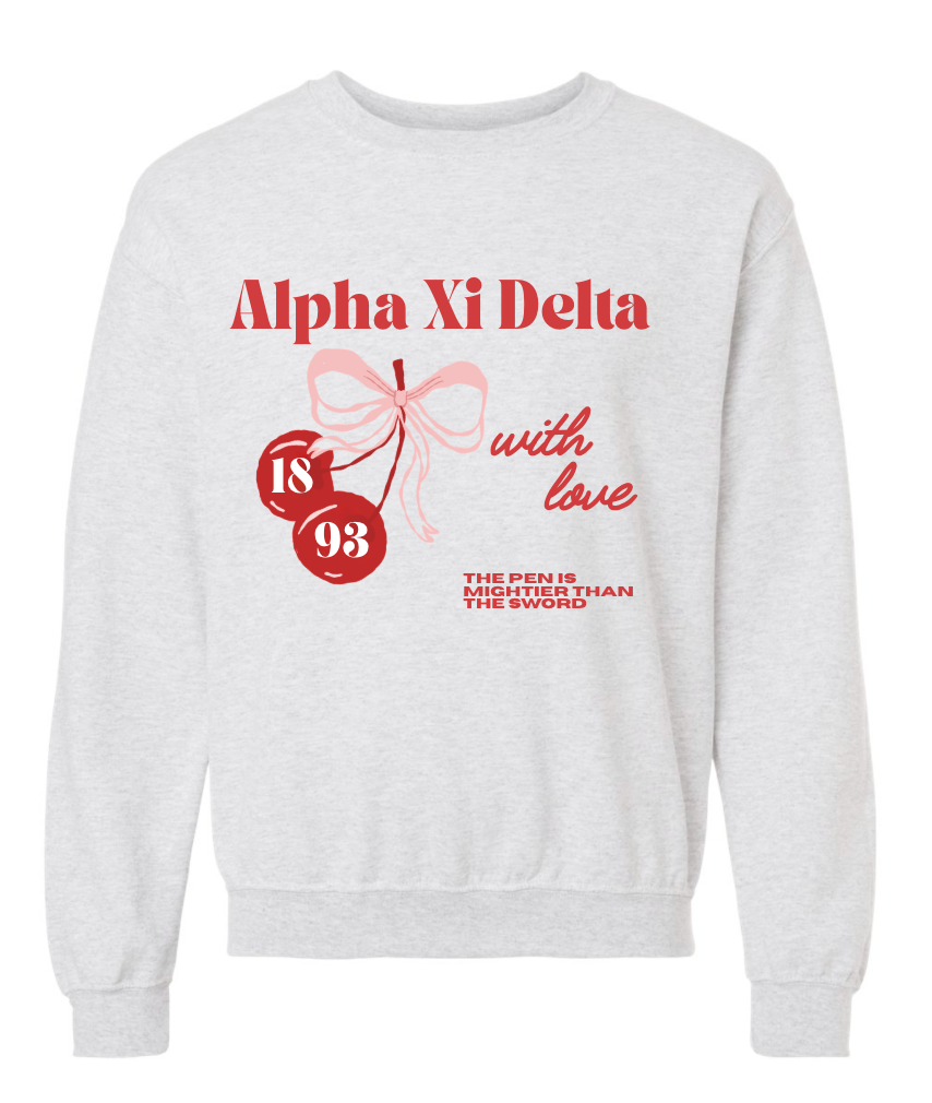 G-2: Greek With Love Sweatshirt - Customizable