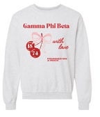 G-2: Greek With Love Sweatshirt - Customizable