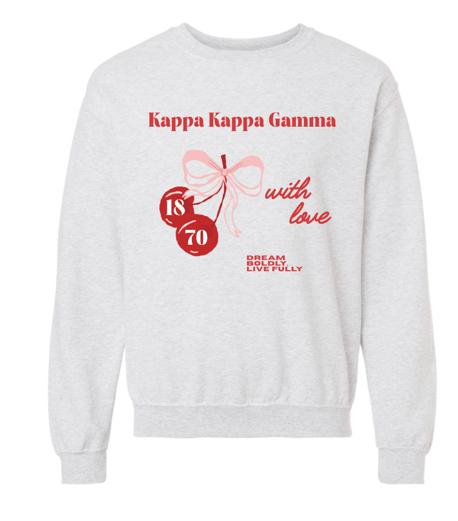 G-2: Greek With Love Sweatshirt - Customizable